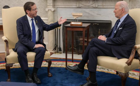 הרצוג נפגש עם ביידן: "היית חבר מדהים של ישראל"