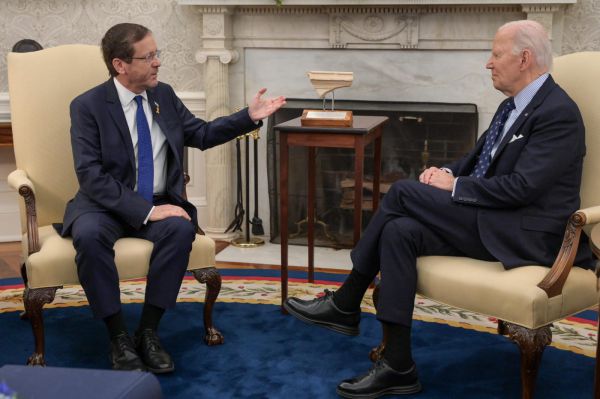 הרצוג נפגש עם ביידן: "היית חבר מדהים של ישראל"