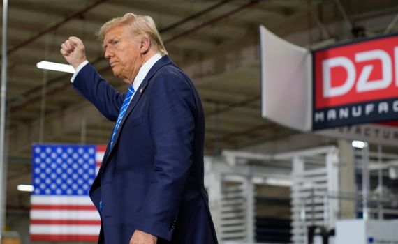 טראמפ הצביע בבחירות: "אני בטוח בניצחון שלי"