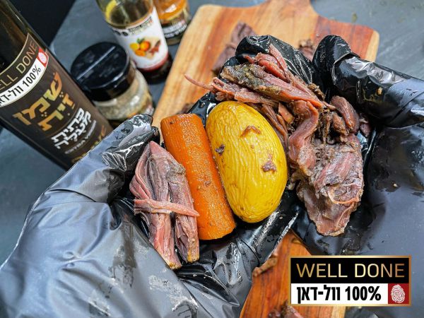 מתכון לרולדת בשר עסיסית עם נתח  פרנץ' רוסט (צוואר)