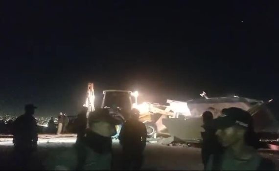 בפעם השלישית בתוך חודש: הרס בגבעת 'צור הראל'