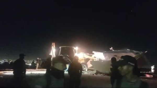 בפעם השלישית בתוך חודש: הרס בגבעת 'צור הראל'