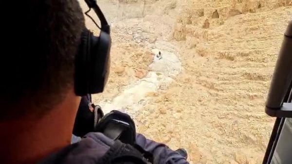 כוחות חילוץ הוזעקו לחלץ אב ובת במדבר יהודה