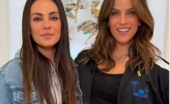 מילה קוניס הדליקה נר שני של חנוכה עם נעה תשבי