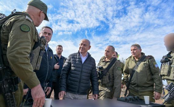 נתניהו בגבול סוריה: "יום היסטורי בתולדות המזרח התיכון"