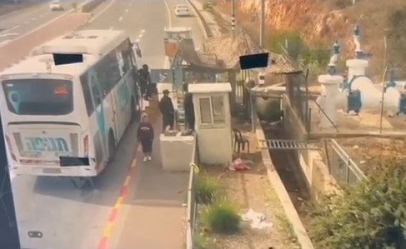 תיעוד מהפיגוע בשומרון: המחבל רץ, יורה ומחוסל