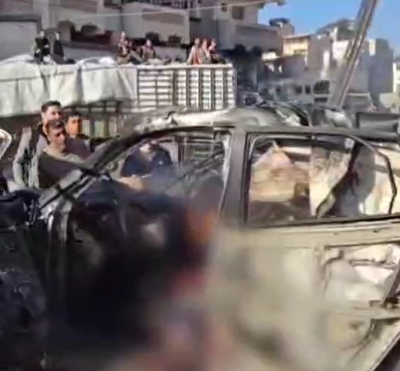 דיווח ערבי: 4 מחוסלים בתקיפת רכב במרכז עזה