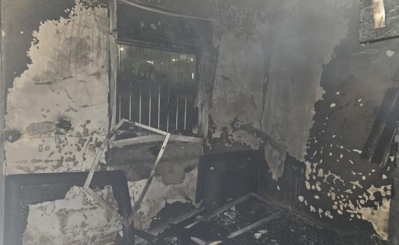 אסון במודיעין עילית: חדר הילדים נשרף כליל בגלל חנוכייה