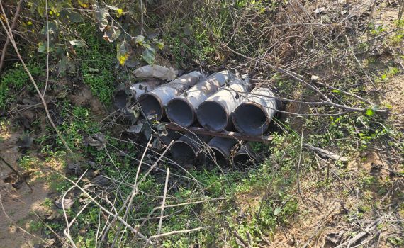 תיעוד: צה"ל השמיד משגרים שהוטמנו וכוונו לעבר יישובי העוטף