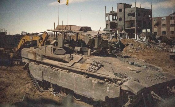 צה"ל תקף מחבלים שפעלו בתוך המרחב ההומניטרי בחאן יונס