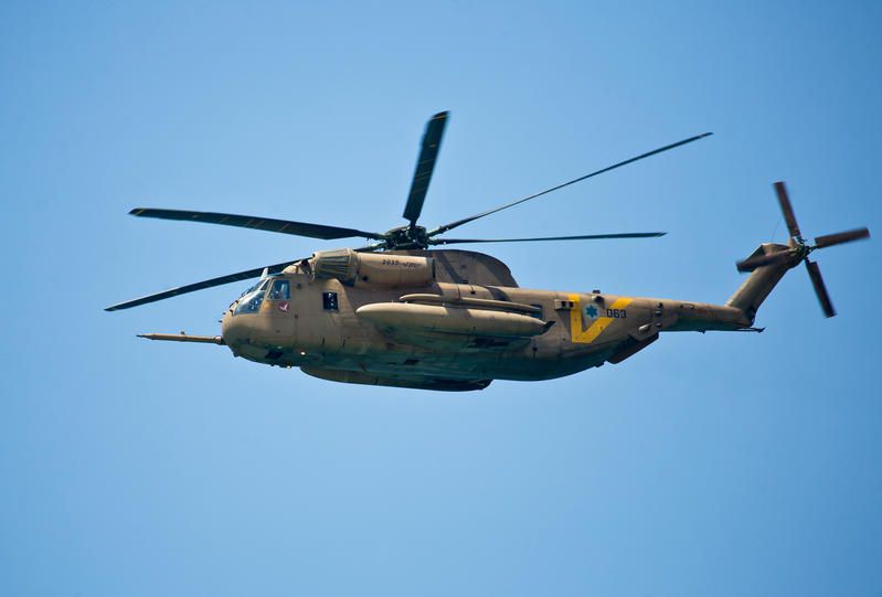 מסוק יסעור התהפך בעקבות מזג האוויר