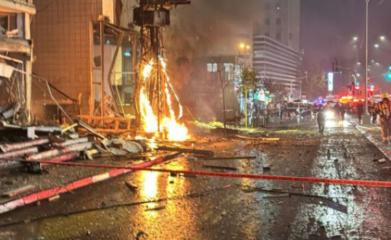 שבועיים לאחר הפגיעה: רחוב בן גוריון ברמת גן נפתח לתנועה