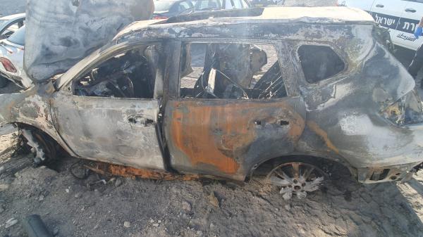 ישראלי נפצע בינוני בשריפת רכב בבקעת הירדן