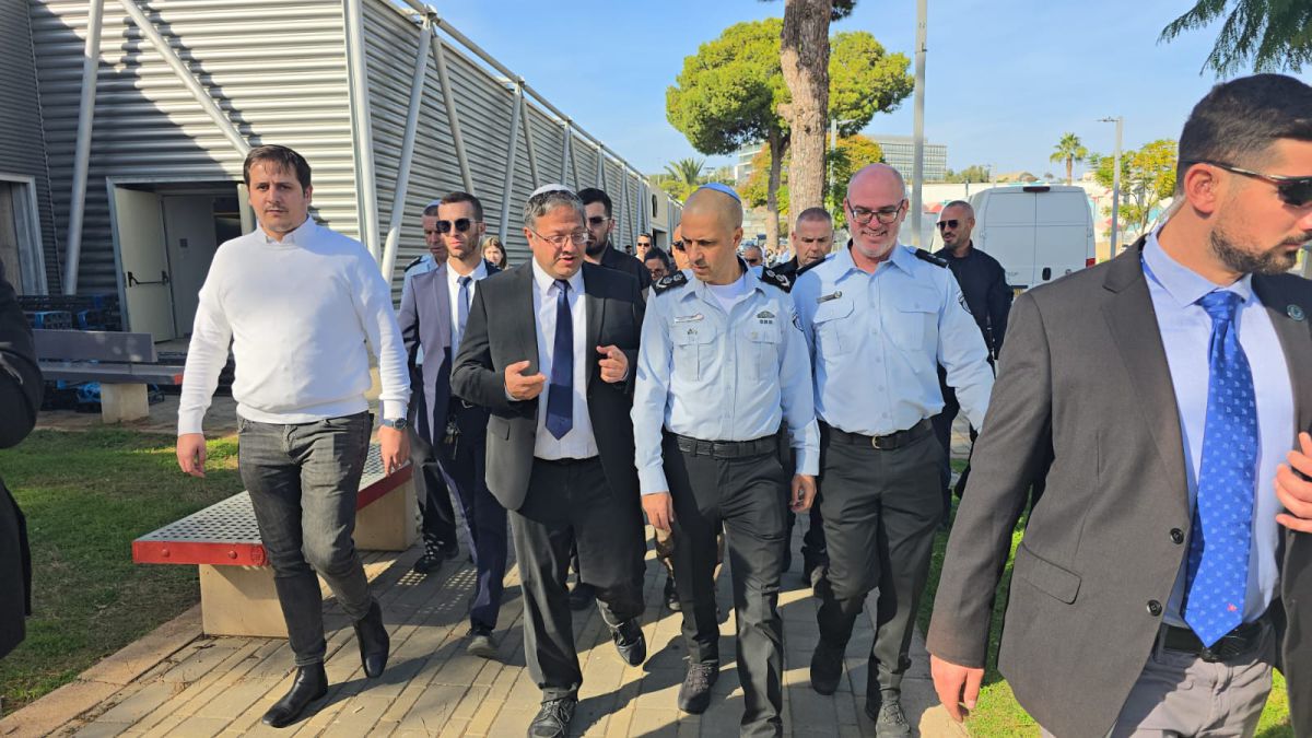 נראו יחד בפומבי: השר בן גביר ונציב שב"ס קובי יעקובי