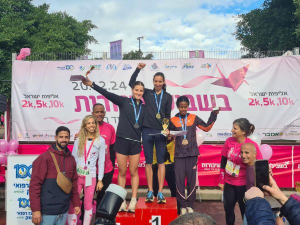 בוקיאו מלדה וכרואן חלבי קבלאן אלופי ישראל ב-10 ק״מ