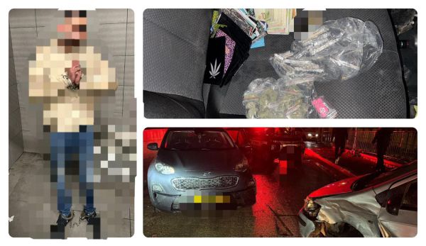לא הסתפק בעבירה אחת: נתפס נוהג שיכור ללא רישיון עם סמים ברכב