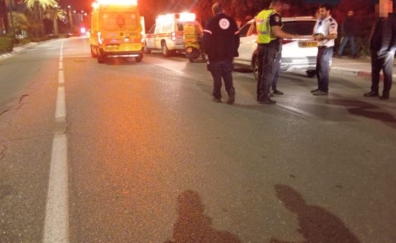 תאונה קטלנית: אישה בת 40 נהרגה מפגיעת רכב בנס ציונה