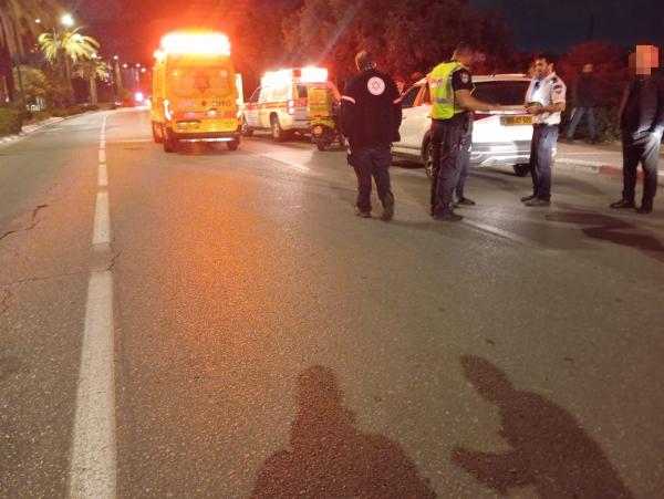 תאונה קטלנית: אישה בת 40 נהרגה מפגיעת רכב בנס ציונה