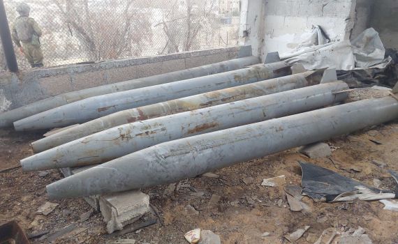 לא נותר ממנו זכר: צפו בצה"ל מעלה באש את מתחם הרקטות ברפיח