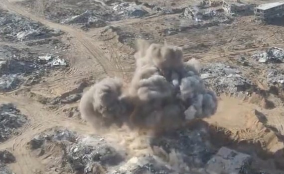 צפו: יחידת יהל"ם השמידה את מתחם המחרטות של חמאס במרכז הרצועה