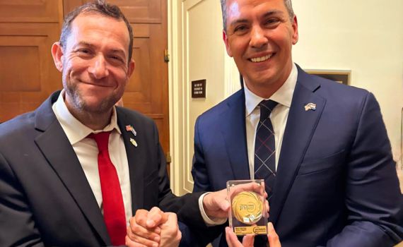 נשיא פרגוואי ליוסי דגן: "שולח ברכות לכל תושבי השומרון"