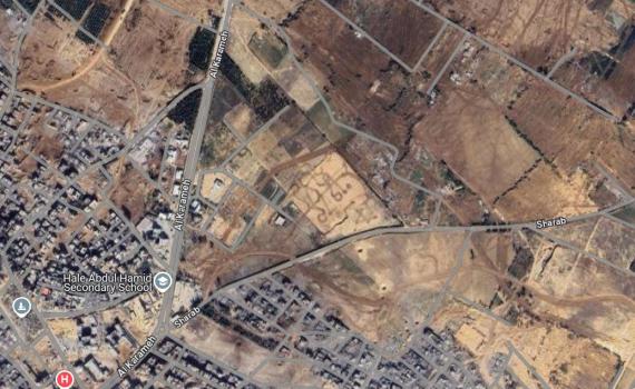 הלוויין של גוגל תפס מזכרת של נצח יהודה בבית חאנון