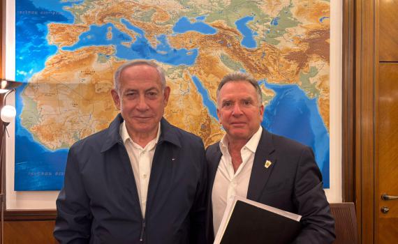 בא לבחון מקרוב ביישום ההסכם: שליחו של טראמפ סייר ברצועת עזה