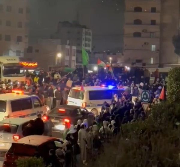 מפגני הסתה: כך התקבלו המחבלים המשוחררים ביו"ש