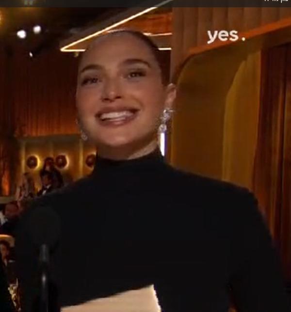 גל גדות העניקה את פרס גלובוס הזהב היוקרתי. צפו