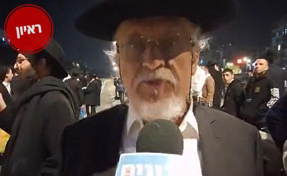 מפגין הפלג הירושלמי לסרוגים: "חילוניות גרועה ממוות"