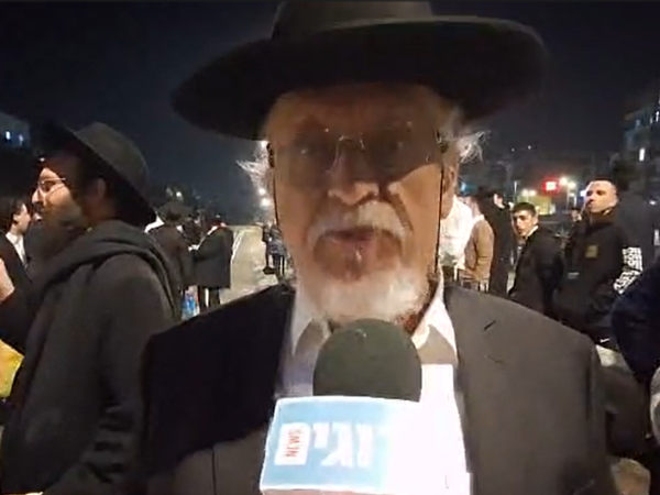 מפגין הפלג הירושלמי לסרוגים: "חילוניות גרועה ממוות"