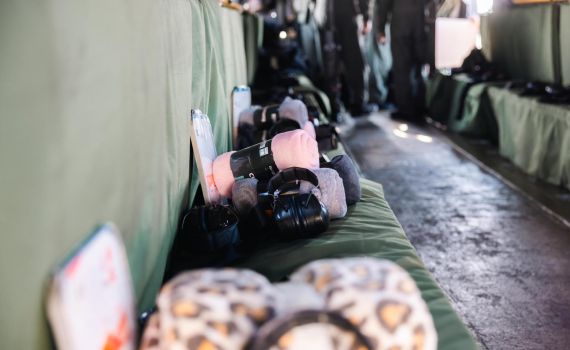 הצצה: כך נראה המסוק בו צפויות לטוס החטופות