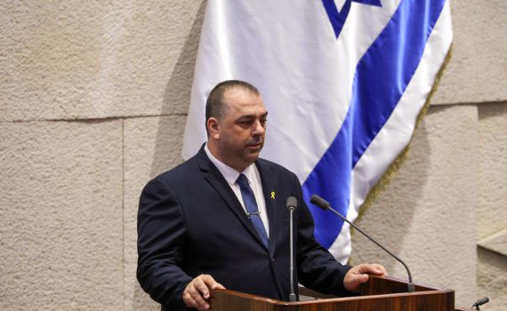 המחליף של גלנט: עפיף עבד הצהיר אמונים במליאת הכנסת. צפו