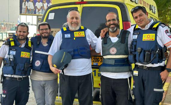 ניידת טיפול נמרץ חדשה נתרמה למד"א שדרות לזכר בני העיר