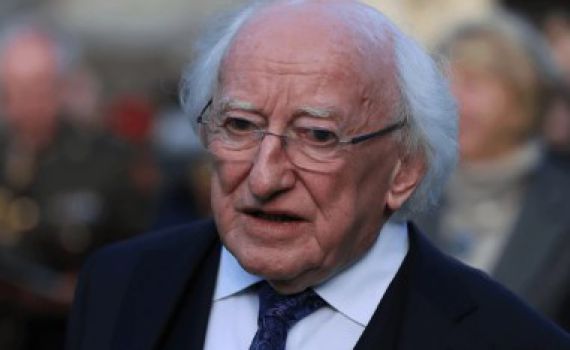 בטקס יום השואה: נשיא אירלנד תקף את ישראל, יהודים נגררו החוצה