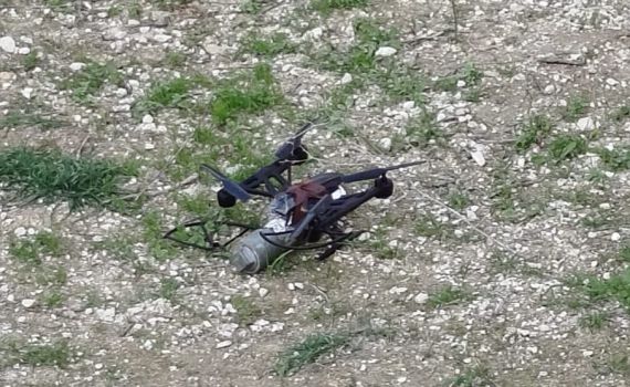 "מתאמנים ליום פקודה": רחפן נפץ אותר ביצהר