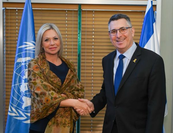 סער לשליחת האו"ם ללבנון: "מחויבים להתקדם במתווה הפסקת האש"