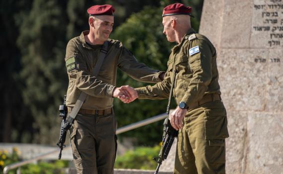 אחרי שלוש שנים: התא"ל הסרוג סיים את תפקידו