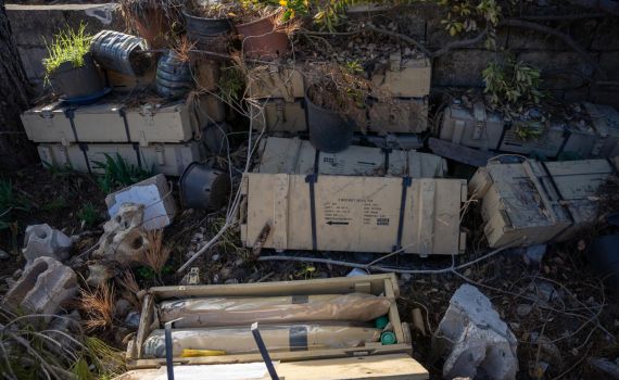 תיעוד: עשרות מחסני אמצעי לחימה הושמדו בדרום לבנון