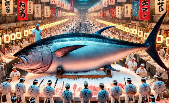 סושי של הביוקר: טונה עצומה נמכרה במחיר מטורף בטוקיו