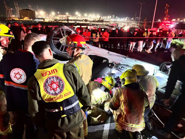 פגיעת משאית והתהפכות רכב: הרוג ושני פצועים קשה בתאונות בחיפה