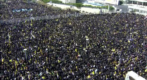 חצי שנה אחרי החיסול: החלה הלווייתו של חסן נסראללה