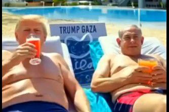 נופש בחוף עם נתניהו ומאסק: הסרטון של טראמפ על עתיד עזה