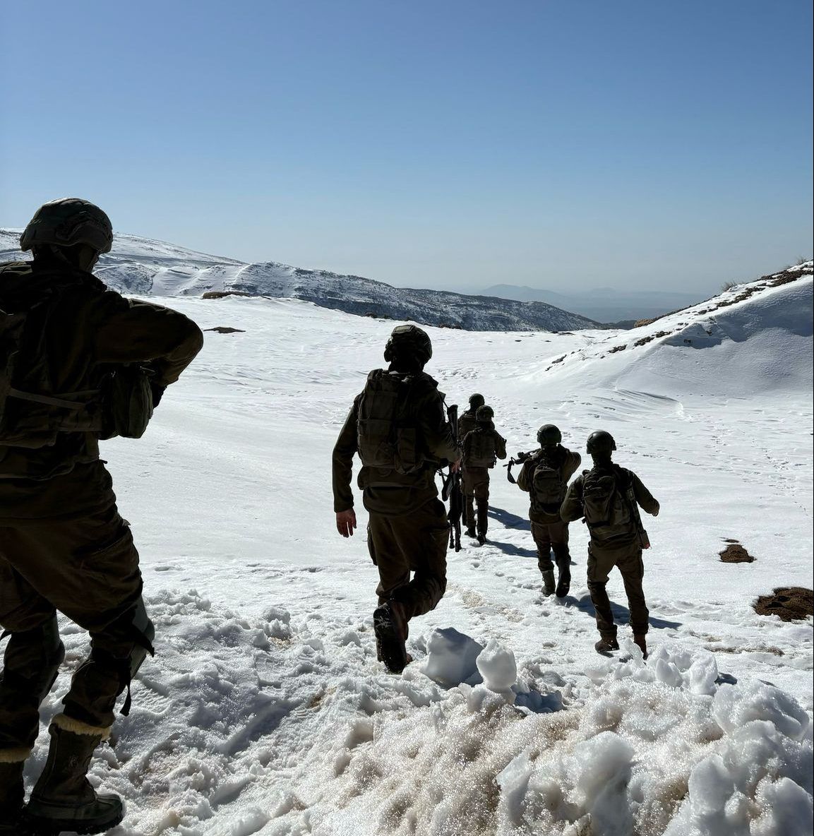 גלריה: לוחמי חטמ"ר ההרים שומרים עלינו גם בשלג