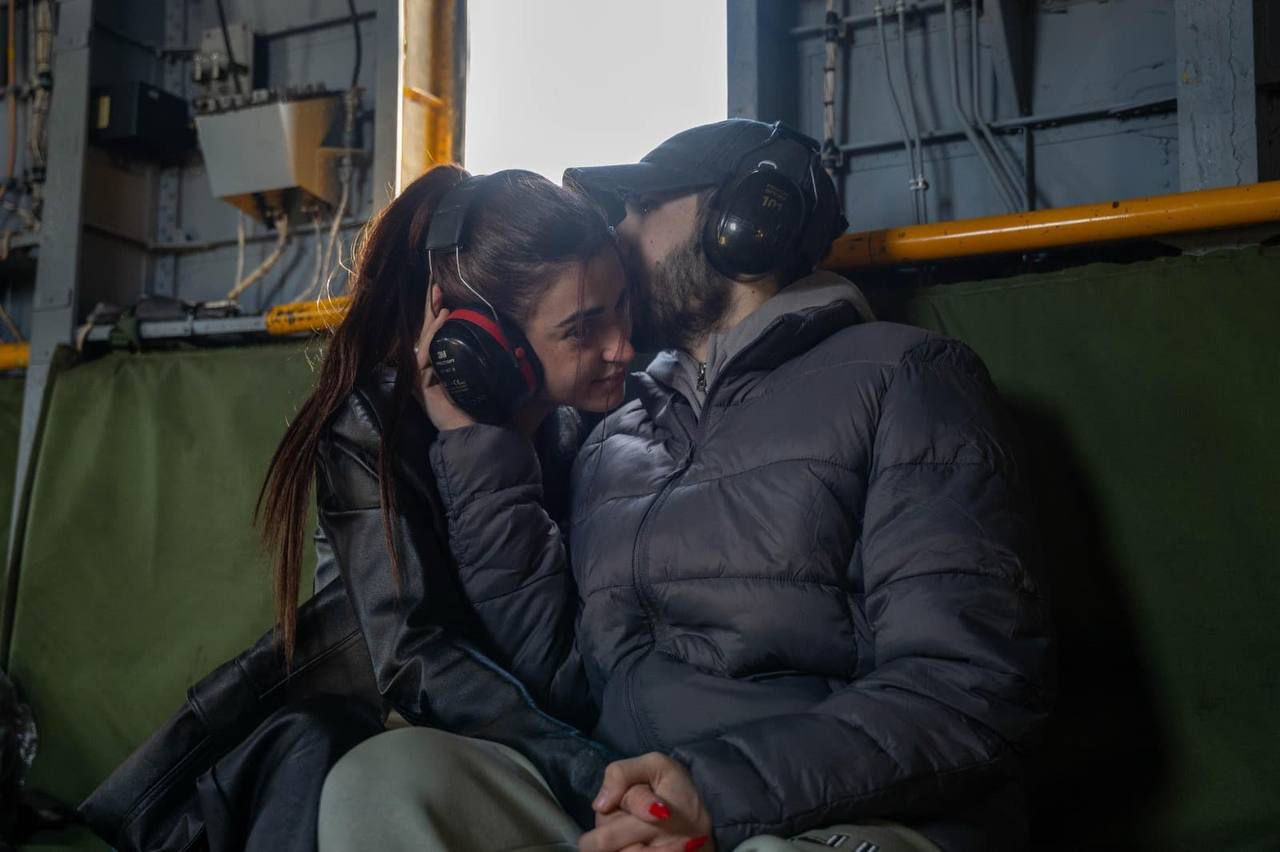 (אליה ובת זוגו זיו, צילום: דוצ)