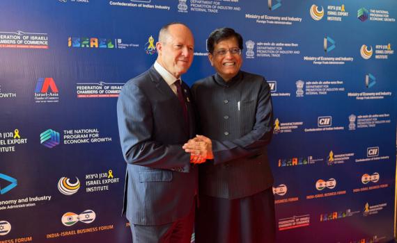 לקראת הסכם סחר חופשי? המשלחת העסקית הגדולה יצאה להודו