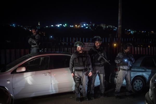 בקור של 0 מעלות: כוחות מג"ב הרסו נקודת התיישבות חדשה בבנימין