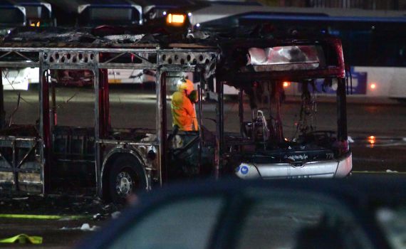 בעקבות הפיצוצים: נעצרה תנועת האוטובוסים והרכבות