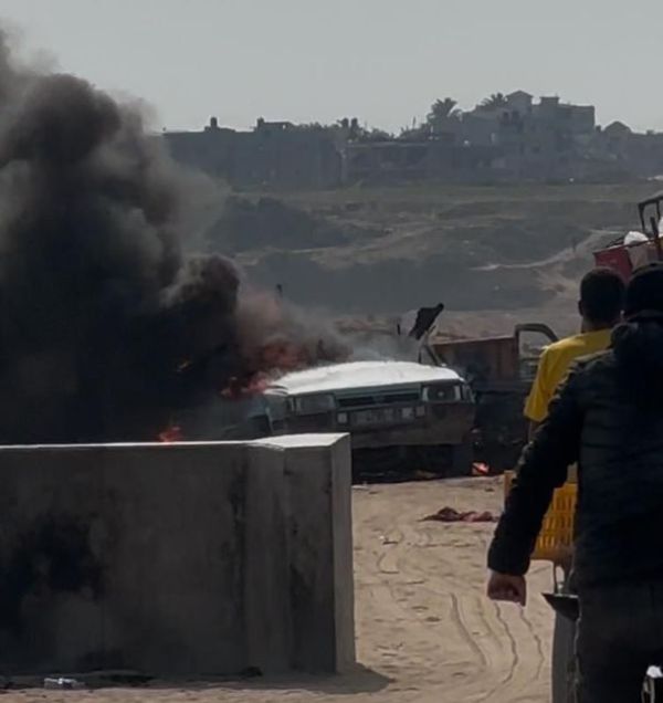 צה"ל תקף רכב ברצועת עזה: "הפר את המתווה המוסכם"