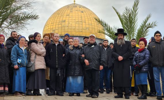 עשרות עלו להר הבית לציון שנה לנפילתו של הלוחם